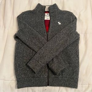 Abercrombie kids sweater fleece zip up